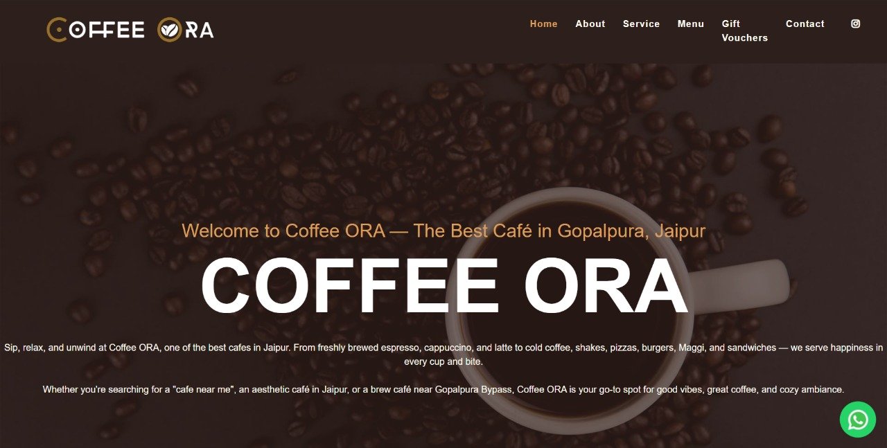 Coffee Ora Web App Preview